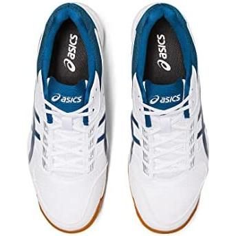 卓球 アシックス(ASICS) 卓球シューズ ATTACK HYPERBEAT 4 1073A056-100(ホワイト/マコブルー) 26.0cm 2E