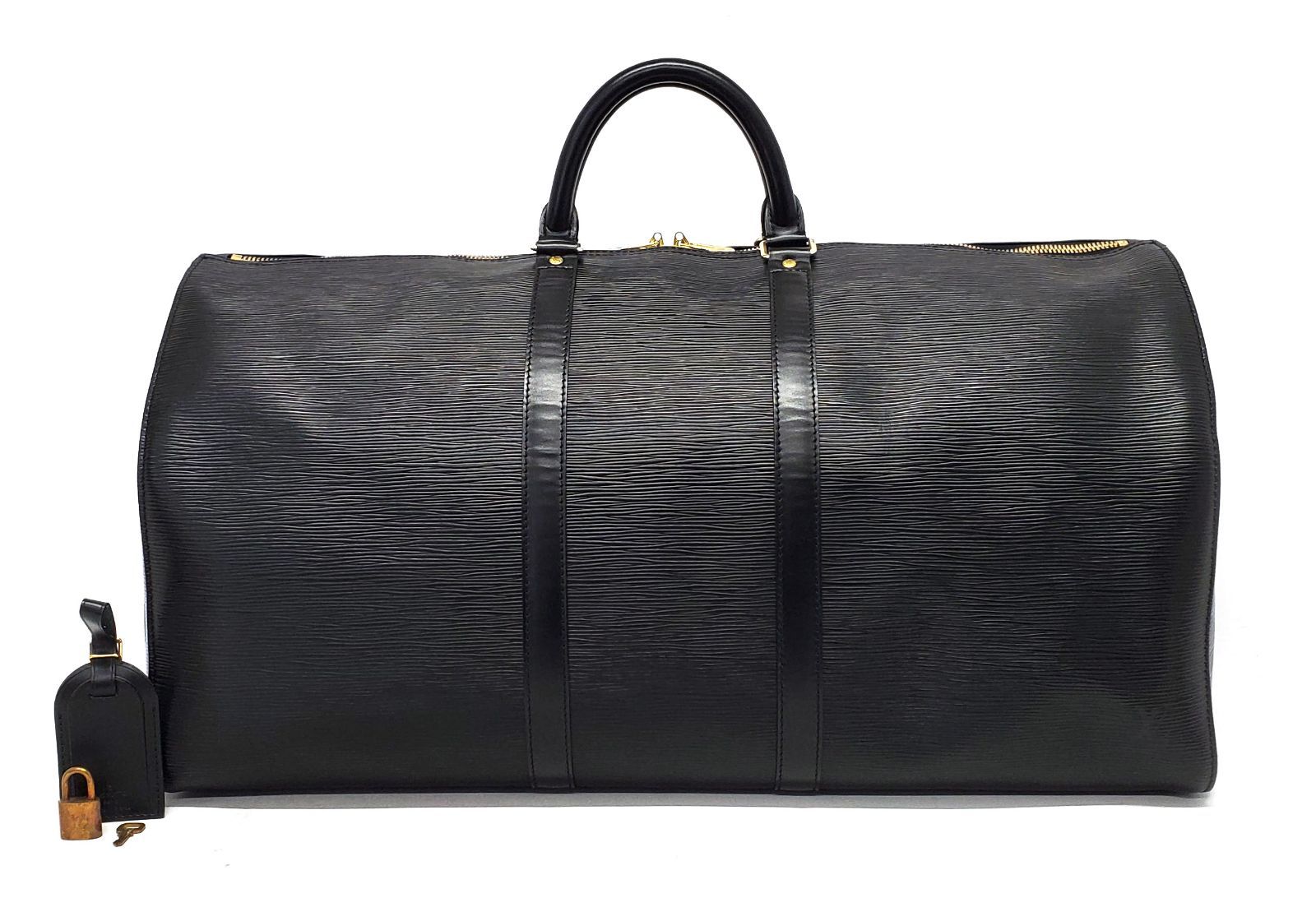 【美品✨】ルイヴィトン　キーポル55　ボストンバッグ　旅行　大容量　カデナ J865◇極美品【ルイ ヴィトン】エピ キーポル55 ボストンバッグ