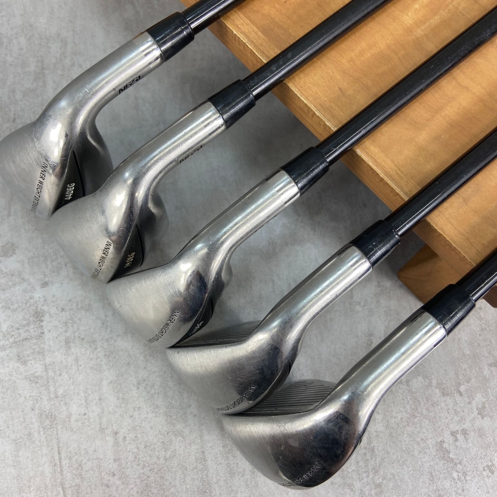 Exsole　エクソール　NGSL　メンズゴルフ　アイアン5本セット　カーボン　R　高反発　飛び系　ワイドソール Exsole エクソール NGSL メンズゴルフ アイアン5本セット