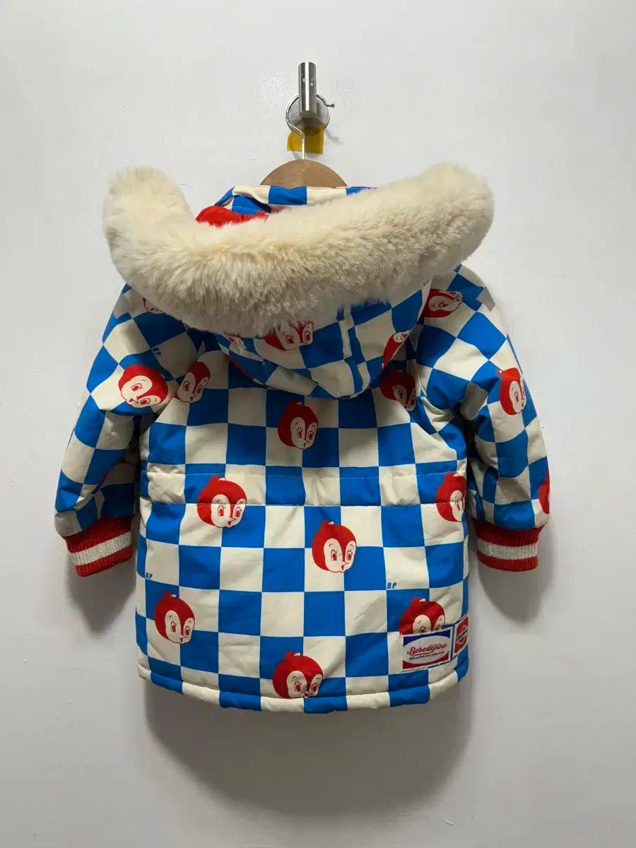 BEBE DE PINO チェック キャラクター キッズ アウター 100 ユニセックス