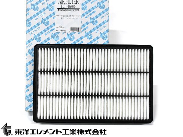 パジェロ V63W エアエレメント エアー フィルター クリーナー 東洋エレメント TO-4688F H12.06～H18.07