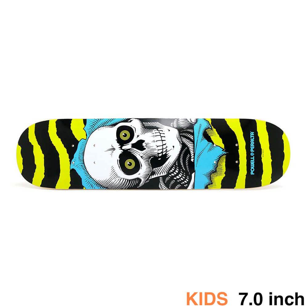 POWELL PERALTA DECK パウエルペラルタ デッキ 子供用 TEAM RIPPER YELLOW|BLUE 7.0 スケートボード スケボー