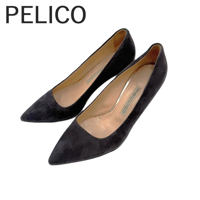 オンラインストア直送 PELLICO 黒 ポインテッドトゥ ハイヒール 【公式