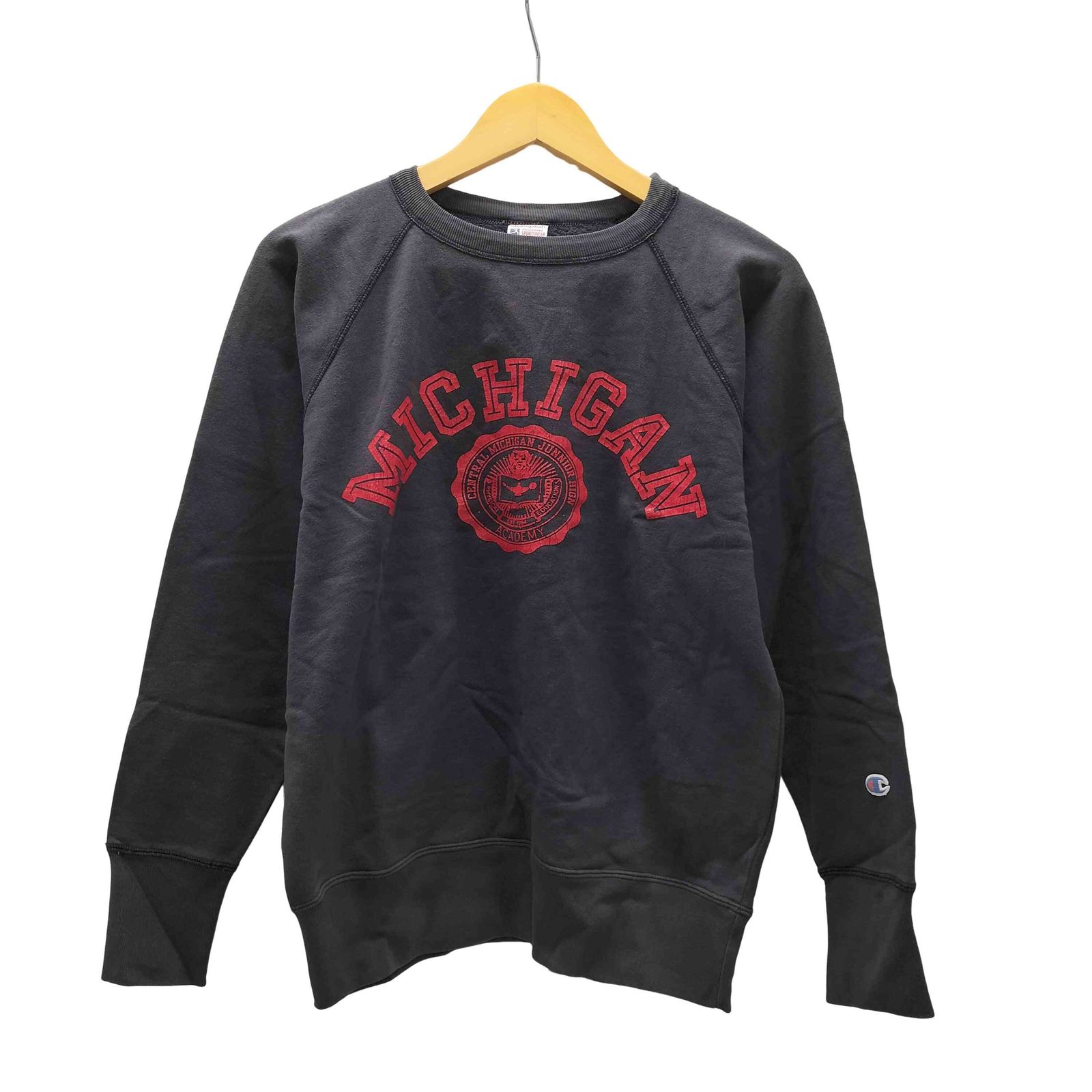 ランタグ ヴィンテージ チャンピオン カレッジスウェット 染み込みプリント M Champion vintage (チャンピオン ヴィンテージ) 60s プロダクツ