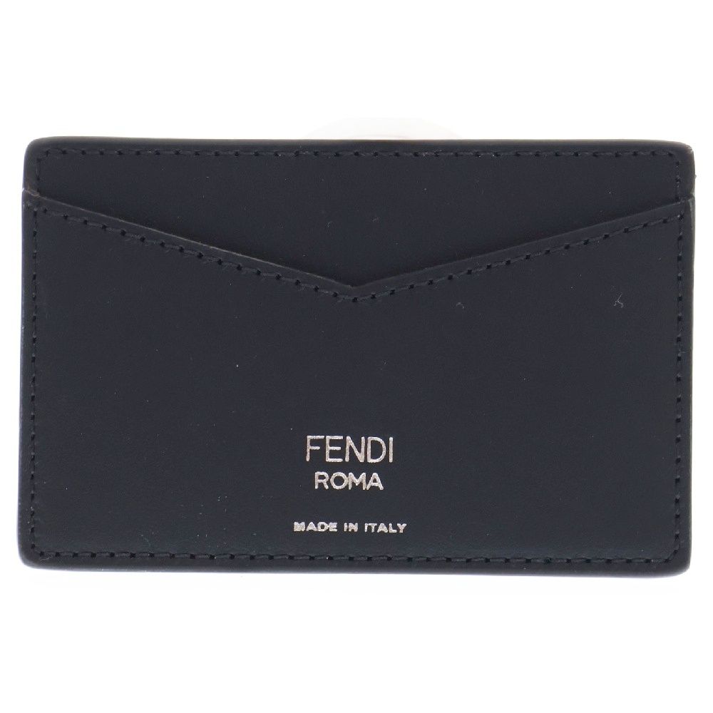 FENDI (フェンディ) ズッカ柄 パスケース カードケース ブラウン