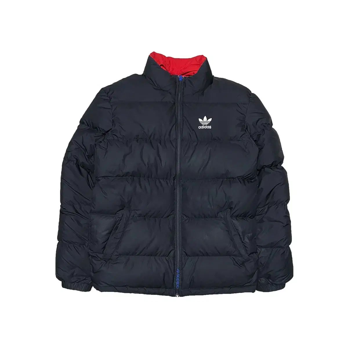 adidas カラーブロックダウンジャケット アディダス アディダス