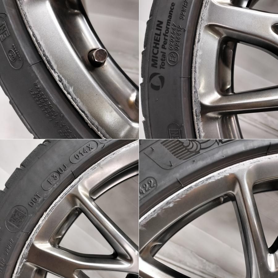 ◆配送先指定アリ◆ ＜高級・希少！ ノーマル X ホイール 1本＞ 225/40R19 ミシュラン '22年 19x8J レクサス IS-F 後期 純正 5H -114.3 RV749    中古