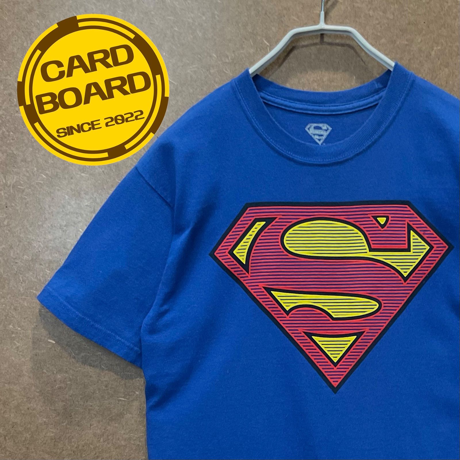 Superman』スーパーマン (2XL) プリント半袖Tシャツ-eastgate.mk