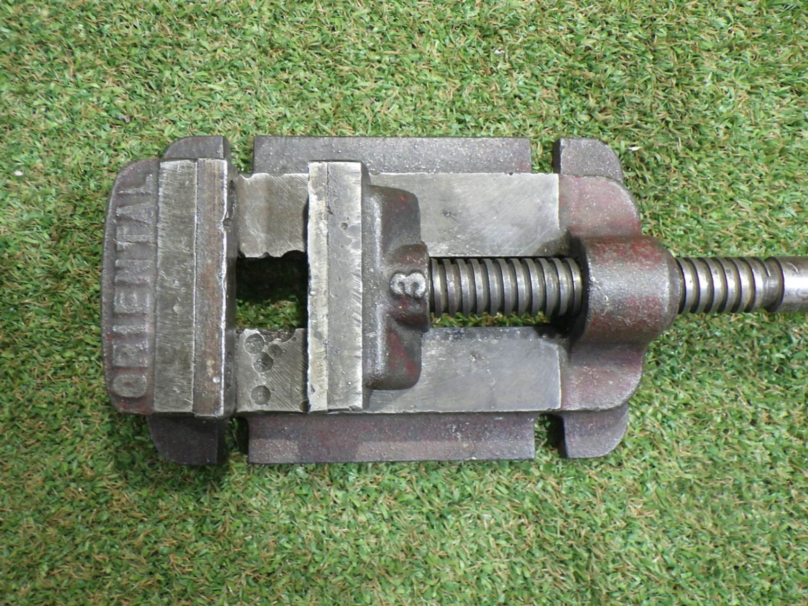 オリエンタル バイス 大工道具 安定作業 ハンマー台 曲線つぶし たたき台 250724