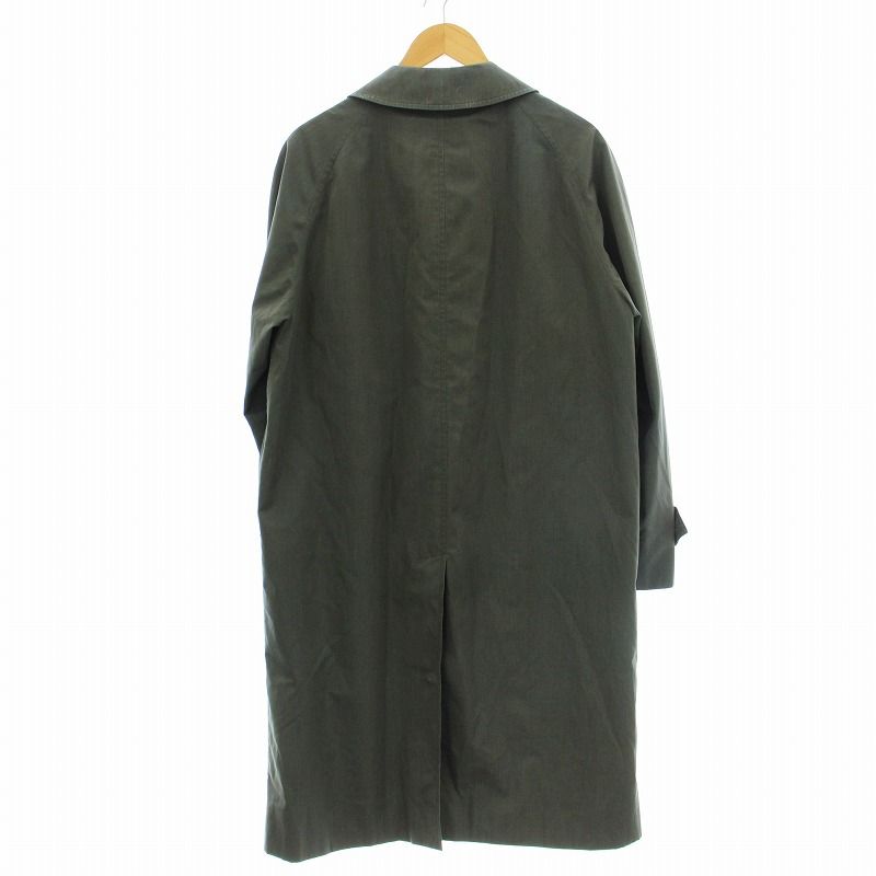 バーバリー Burberrys' L カーキ ステンカラーコート 希少✨美品