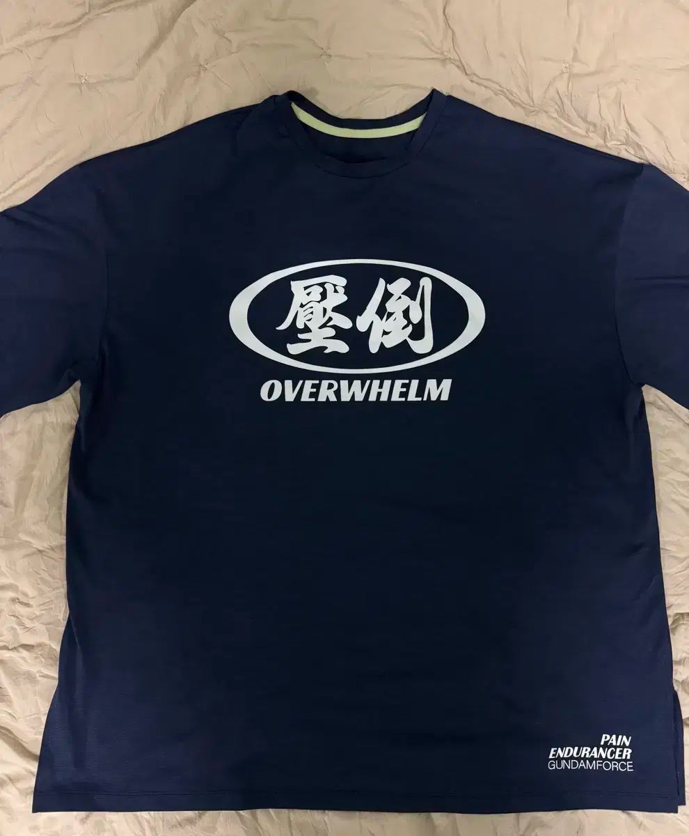圧倒 初回版 モデル 円型 ロゴ 半袖 ネイビー