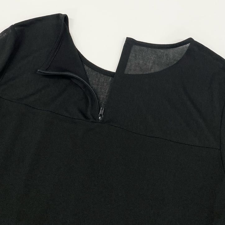 LEONARD レオナール チュニック 七分袖 人気のカンカン素材 美品 LEONARD レオナール カンカン ストレッチ チュニック