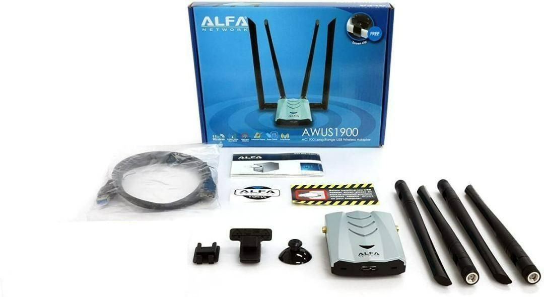 ALFA  AWUS1900 無線LAN USBアダプター 新品未開封 ALFA AWUS1900 無線LAN USBアダプターa/b/g/n/ac Windowds Mac