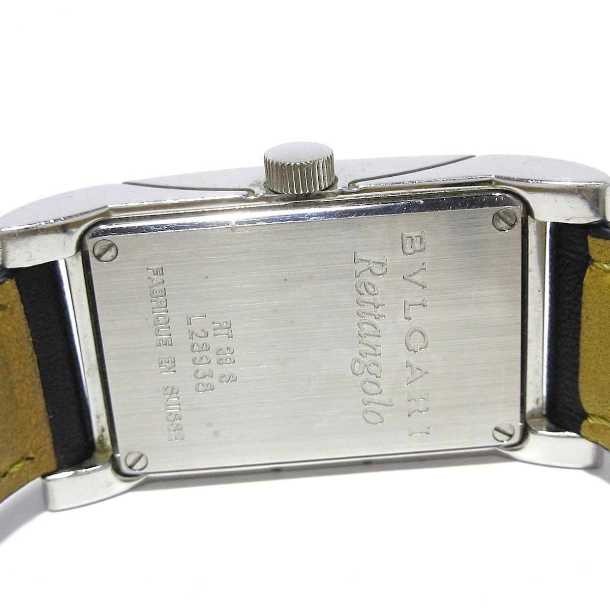 BVLGARI(ブルガリ) 腕時計 レッタンゴロ RT39S レディース ブラック  