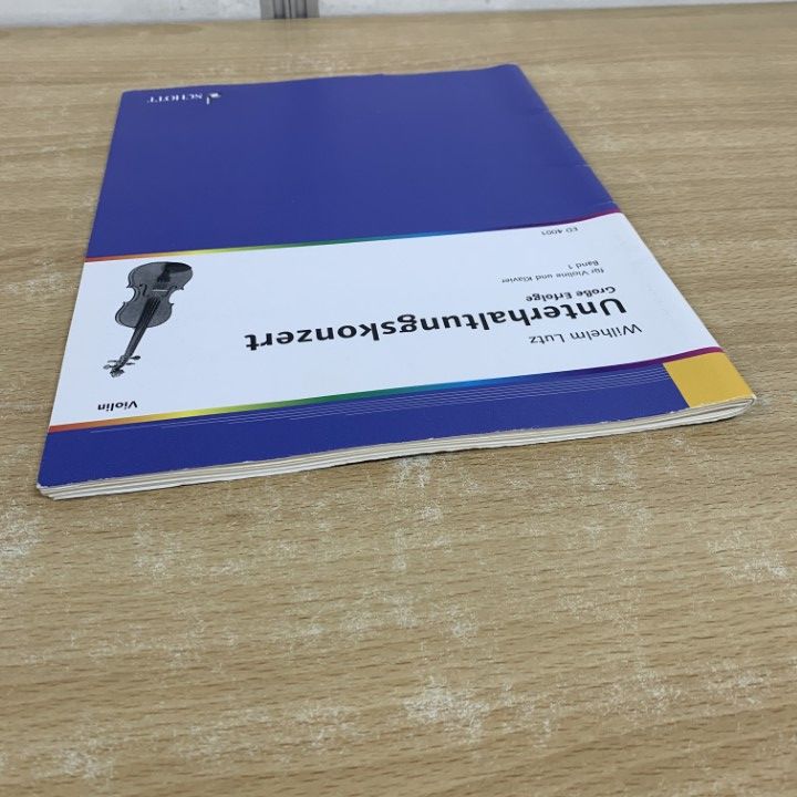 ▲01)【同梱不可】エンターテイメントコンサート/ヴァイオリン/Unterhaltungskonzert/Wilhelm lutz/Violin/SCHOTT/洋書/楽譜/A △01)【同梱不可】エンターテイメントコンサート/ヴァイオリン