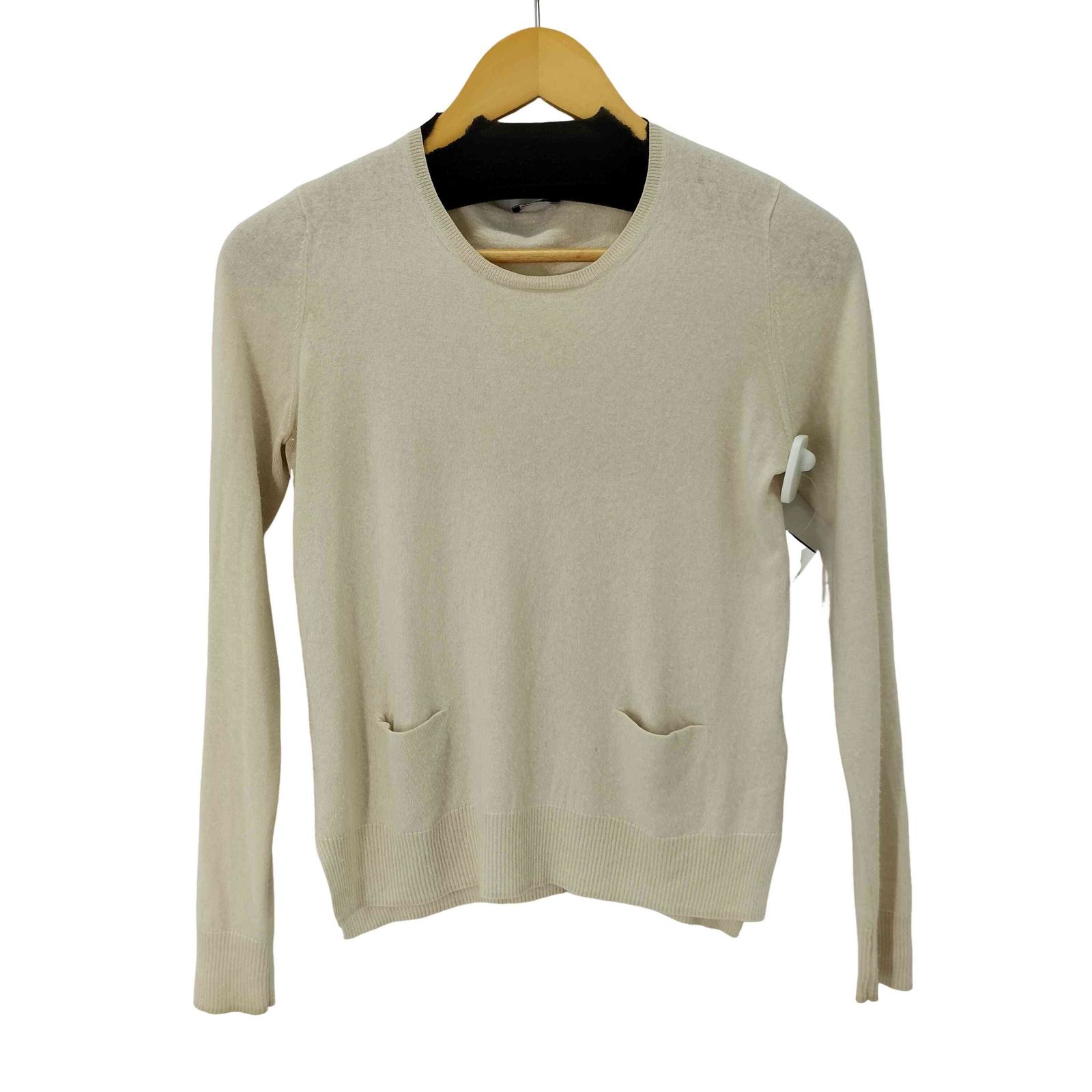 ジルサンダーネイビー JIL SANDER NAVY カシミヤ混 シルクニットプル 