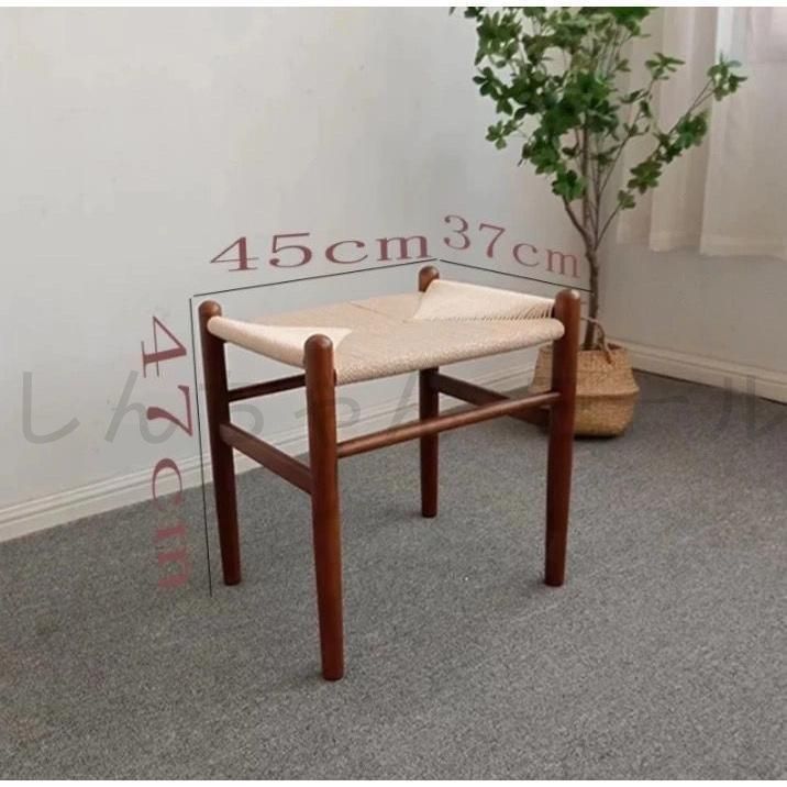 北欧 ダイニングチェア リビング 天然木 おしゃれ オットマン インテリア