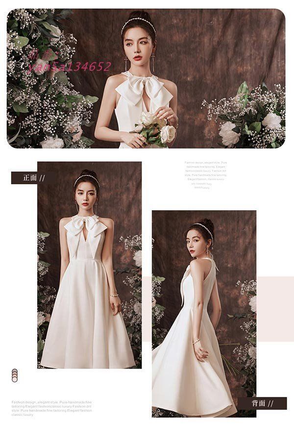 ミモレドレス ひざ下丈ドレス 演奏会 ピアノ 発表会 ホルターネック ファスナー 小さいサイズ ノースリーブ 袖なし 大人 ミディアムドレス yan 5 a 134652