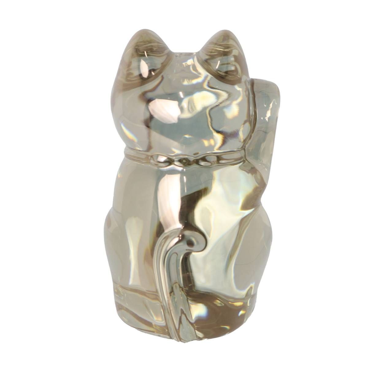 Baccarat バカラ 招き猫 フィギュリン 置物 商売繁盛 幸運 金運 Baccarat バカラ 招き猫 フィギュリン 置物 商売繁盛 幸運 金運