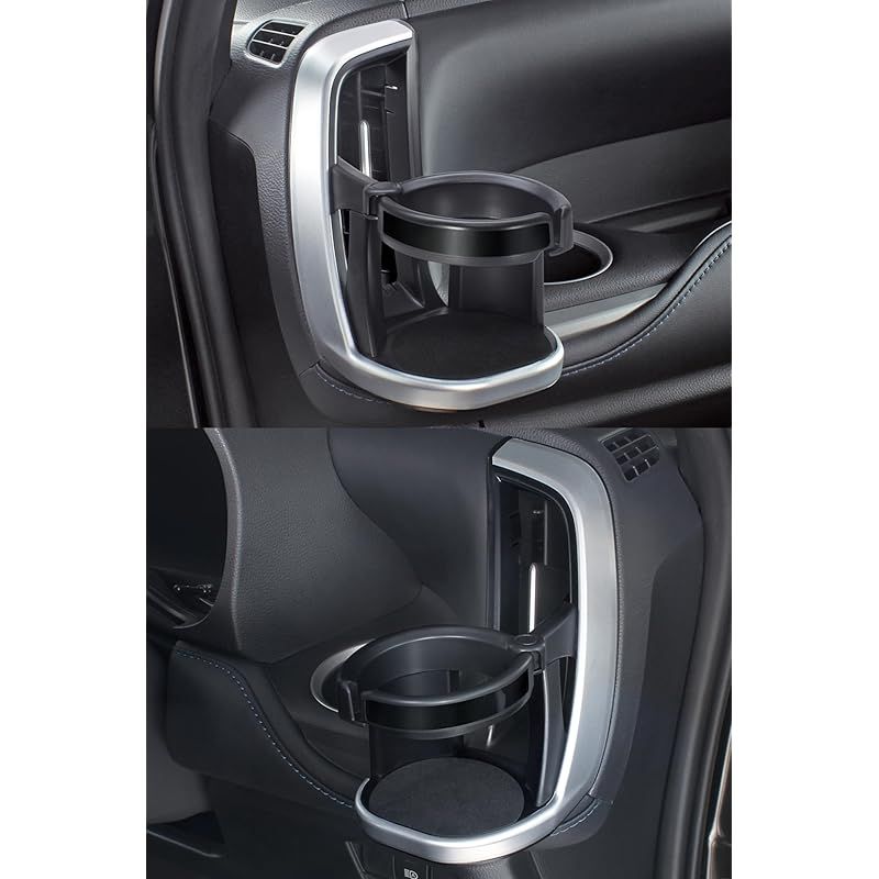 槌屋ヤック Tsuchiya Yac ドリンクホルダー 運転席用 SY-NV12 助手席用 SY-NV13 ノア ヴォクシー エアコン 車種 トヨタ 90系 ブラック シルバー 1 BRIGHTFACE_UK