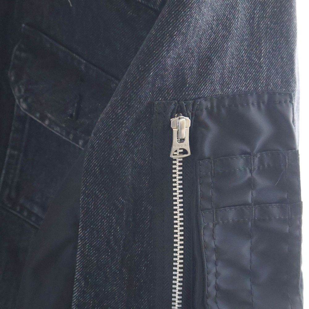 Sacai (サカイ) Denim Nylon Twill Jacket デニム ナイロンツイル