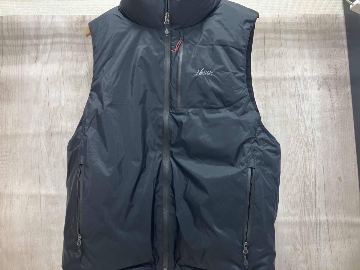 NANGA AURORA TEX ナンガ メンズ ダウンベスト Mサイズ アウトドアウェア ブラック