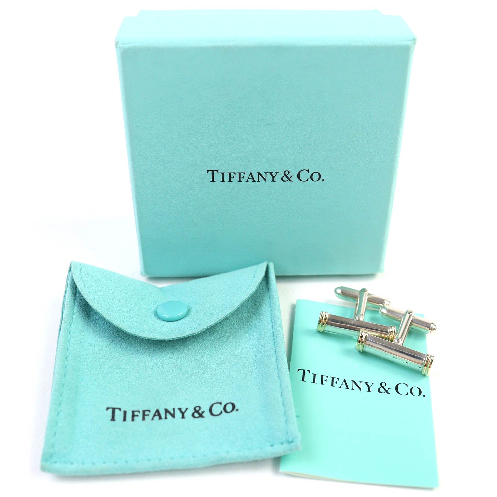 ☆超美品☆TIFFANY&Co. カフスボタン ダンベル型 SV925 シルバー 美品□Tiffany＆Co./ティファニー ダンベルモチーフ SV925