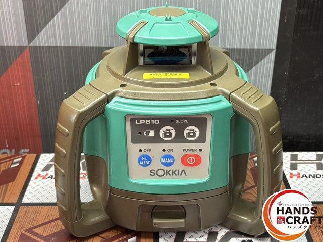〇〇 ソキア LP610 自動整準レベルプレーナ 未校正 赤色レーザー 脚立付き ハンズクラフト佐賀店