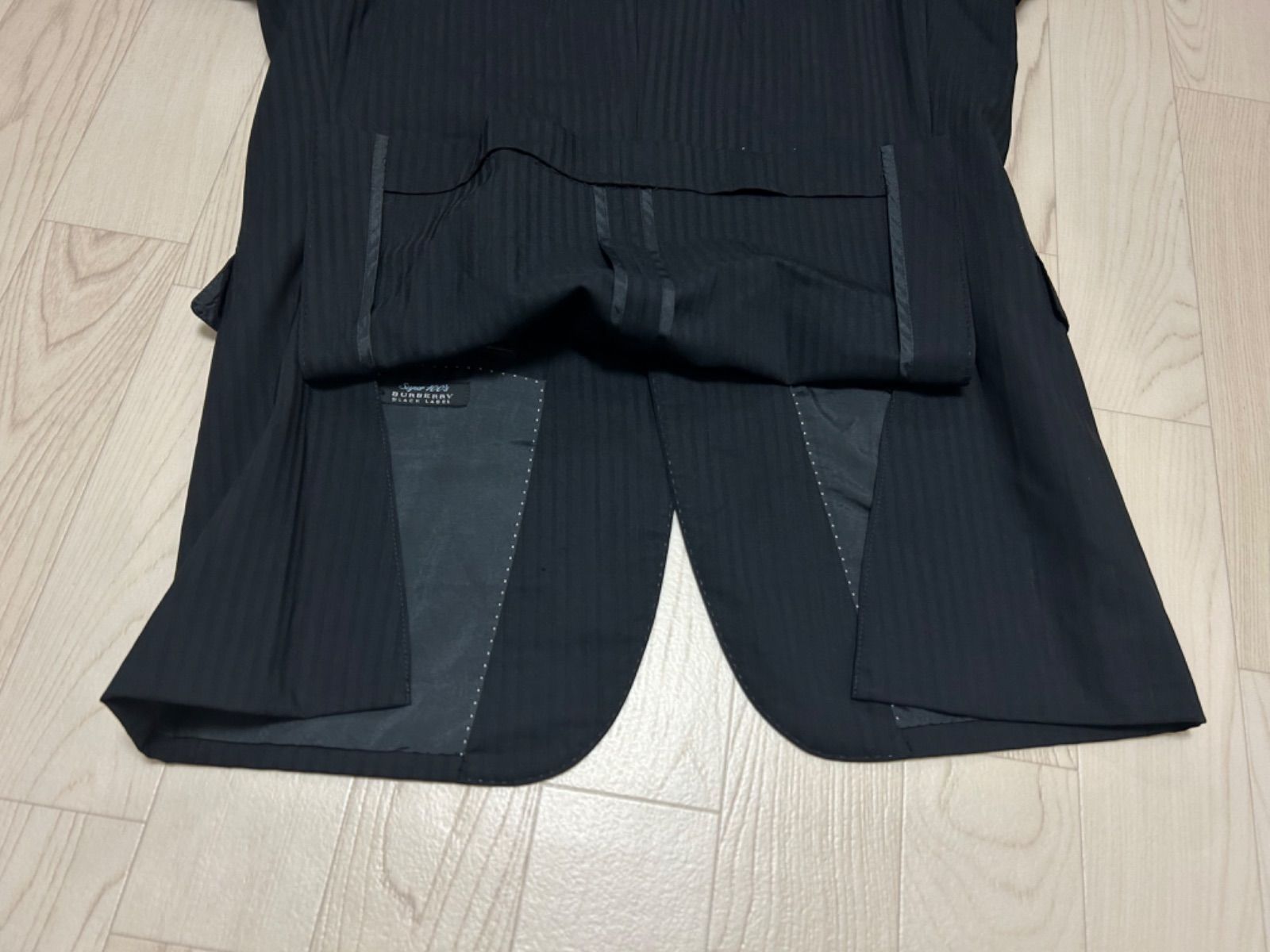 バーバリーブラックレーベル*BURBERRY BLACKLABEL*ボーダー柄半袖Tシャツ(2)ブルー×ホワイト/R214 BURBERRY ブラックレーベル シャツ BURBERRY BLACK LABEL(バーバリー