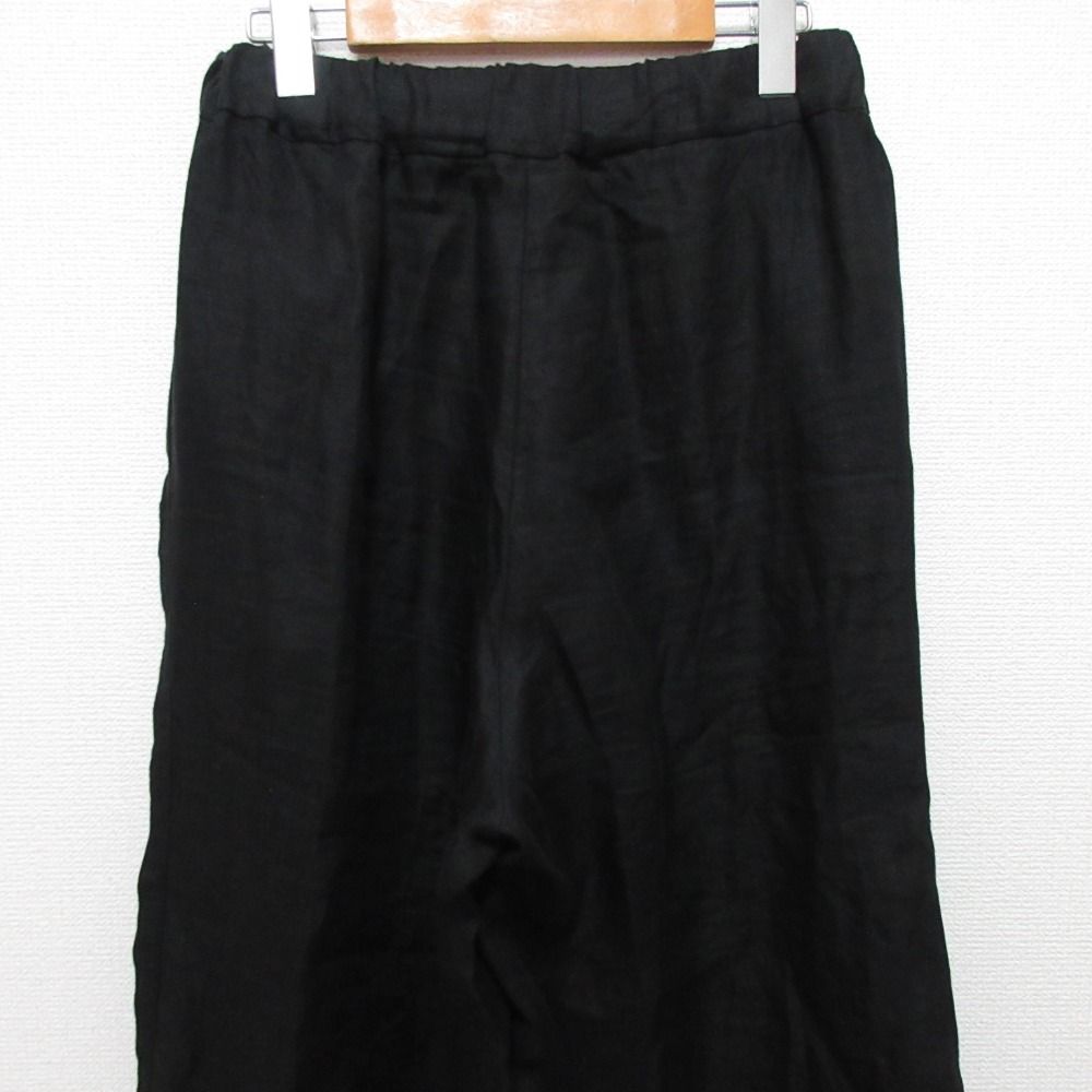 リネン ワイドパンツ