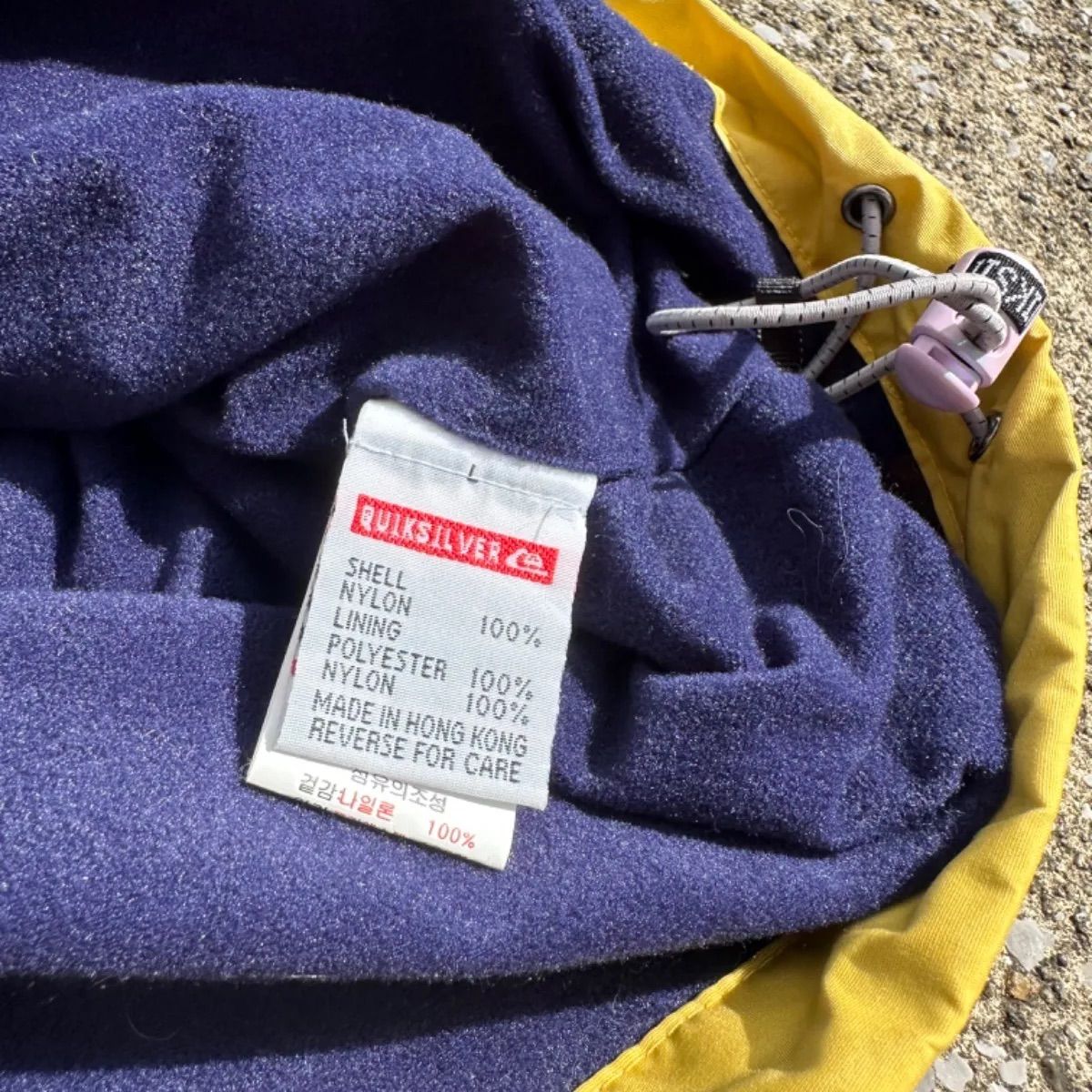 ジャケット・アウター 90s quicksilver nylon JKT 90s QUIKSILVER vintage nylon jacket old surf brand - メルカリ