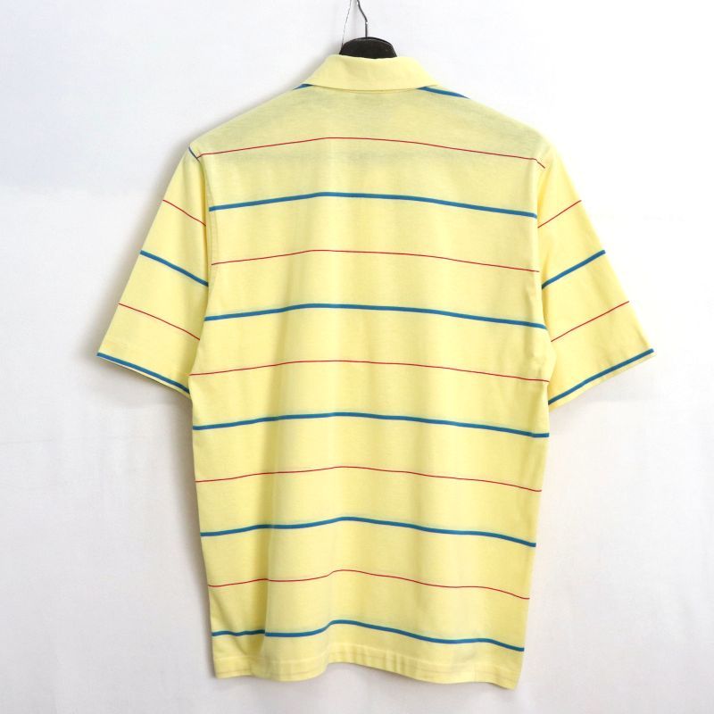 80s USA製 vintage Brooks Brothers ボーダー柄 半袖ポロシャツ