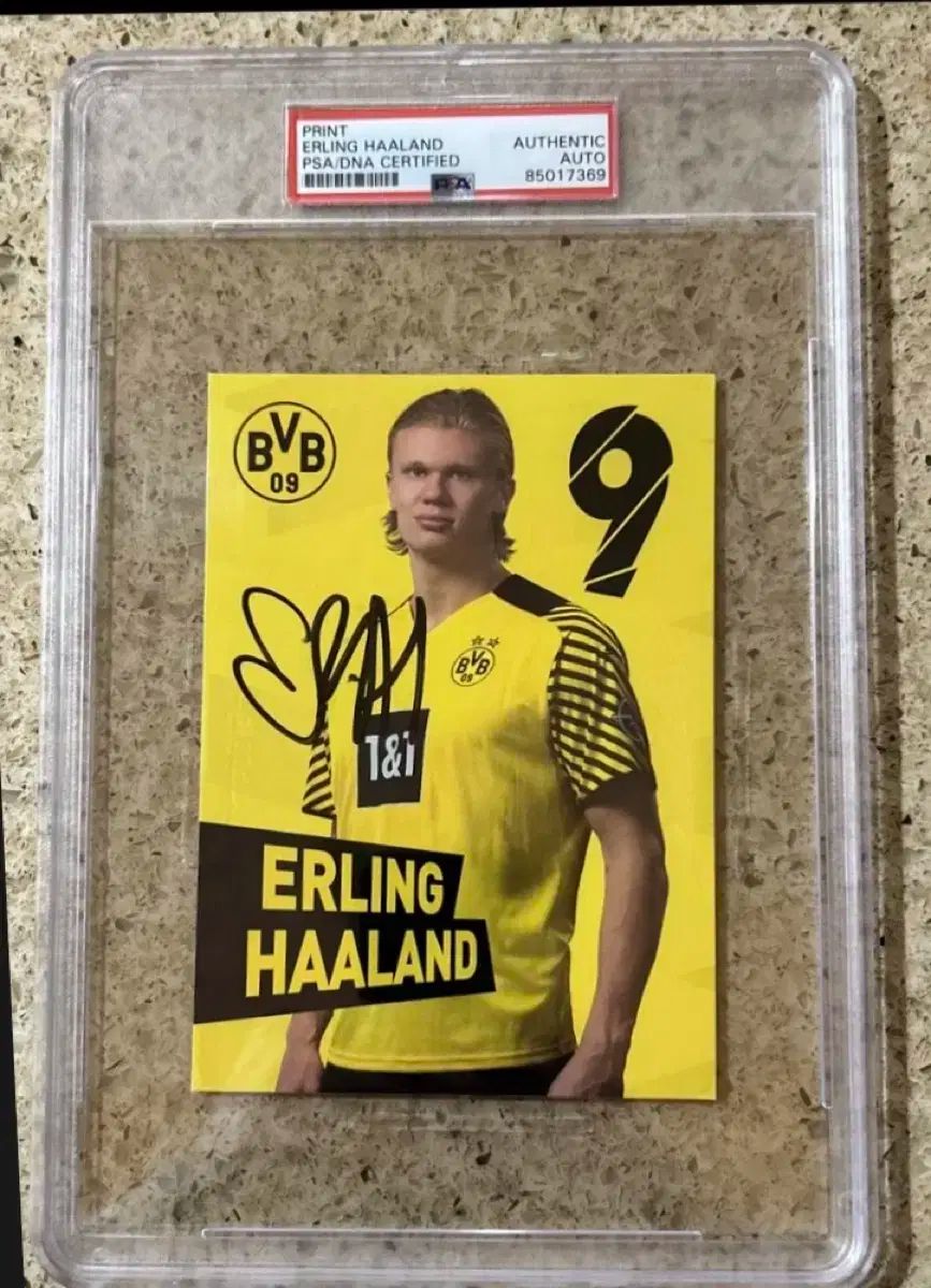 ハーランド BVB 選手カード サイン入り PSA販売