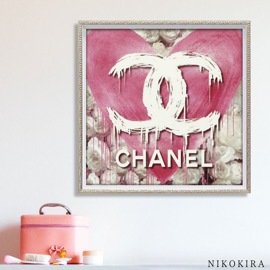 CHANEL ロゴアートパネル アートパネル アートポスター シャネル CHANEL ブランド おしゃれ ロゴ