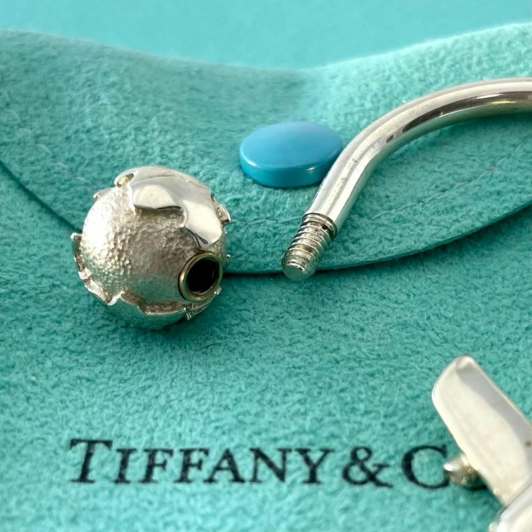 ティファニー 飛行機 地球儀 キーリング キーホルダー シルバー RW1fe