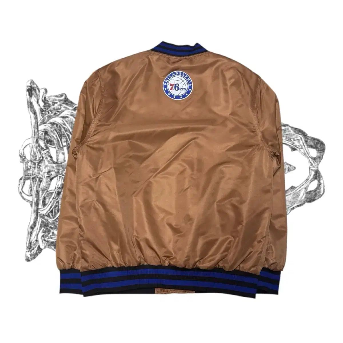NBA フィリー スタジャン ボンバー ブルゾン ジャケット