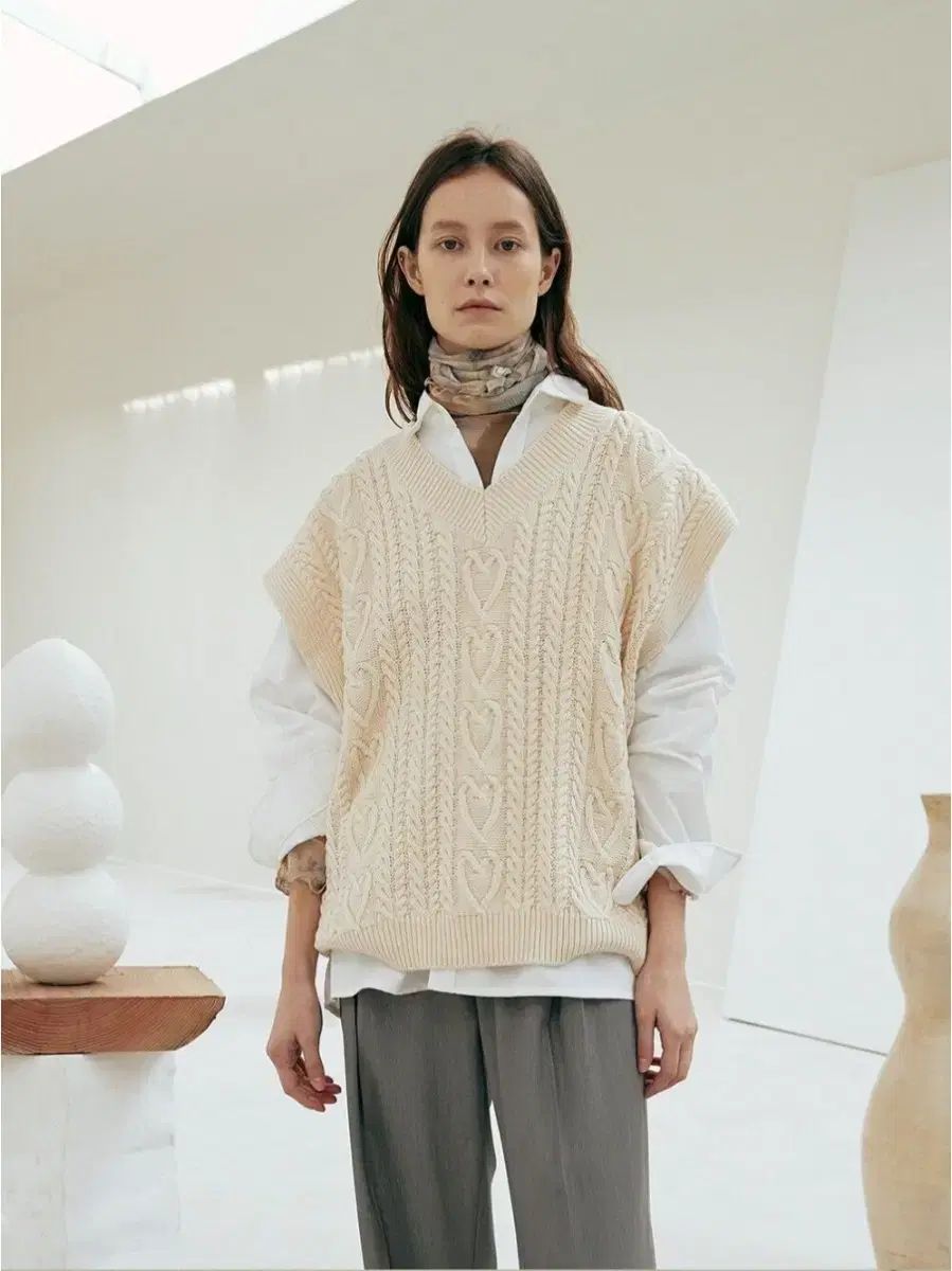 ウィメノン ハート Vネック コットン BEST ベスト