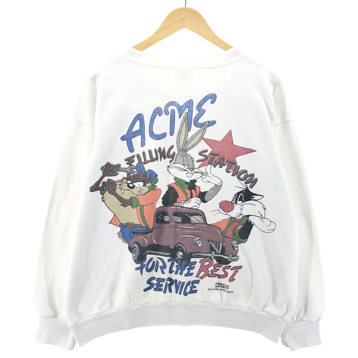 古着 90年代 TULTEX LOONEY TUNES ルーニーテューンズ 両面プリント 