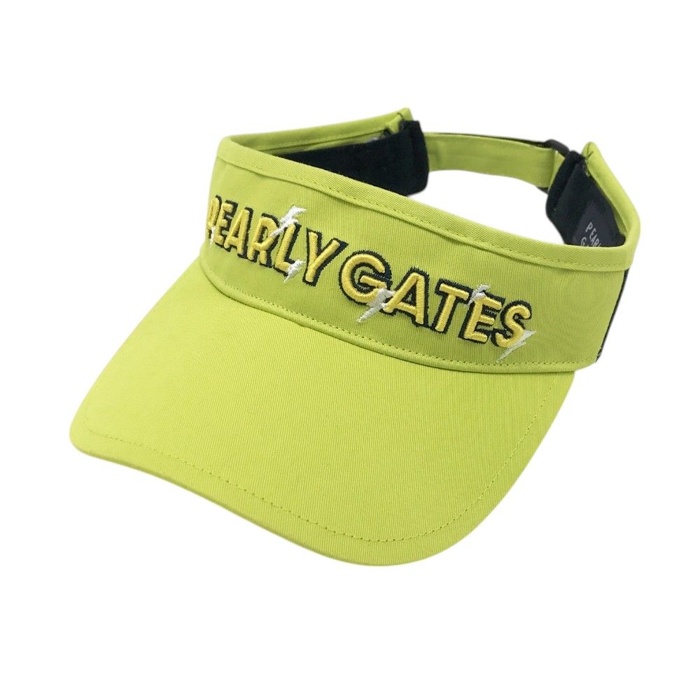 PEARLY GATES パーリーゲイツ サンバイザー イエロー系 FR 240101426029 ゴルフウェア ストスト