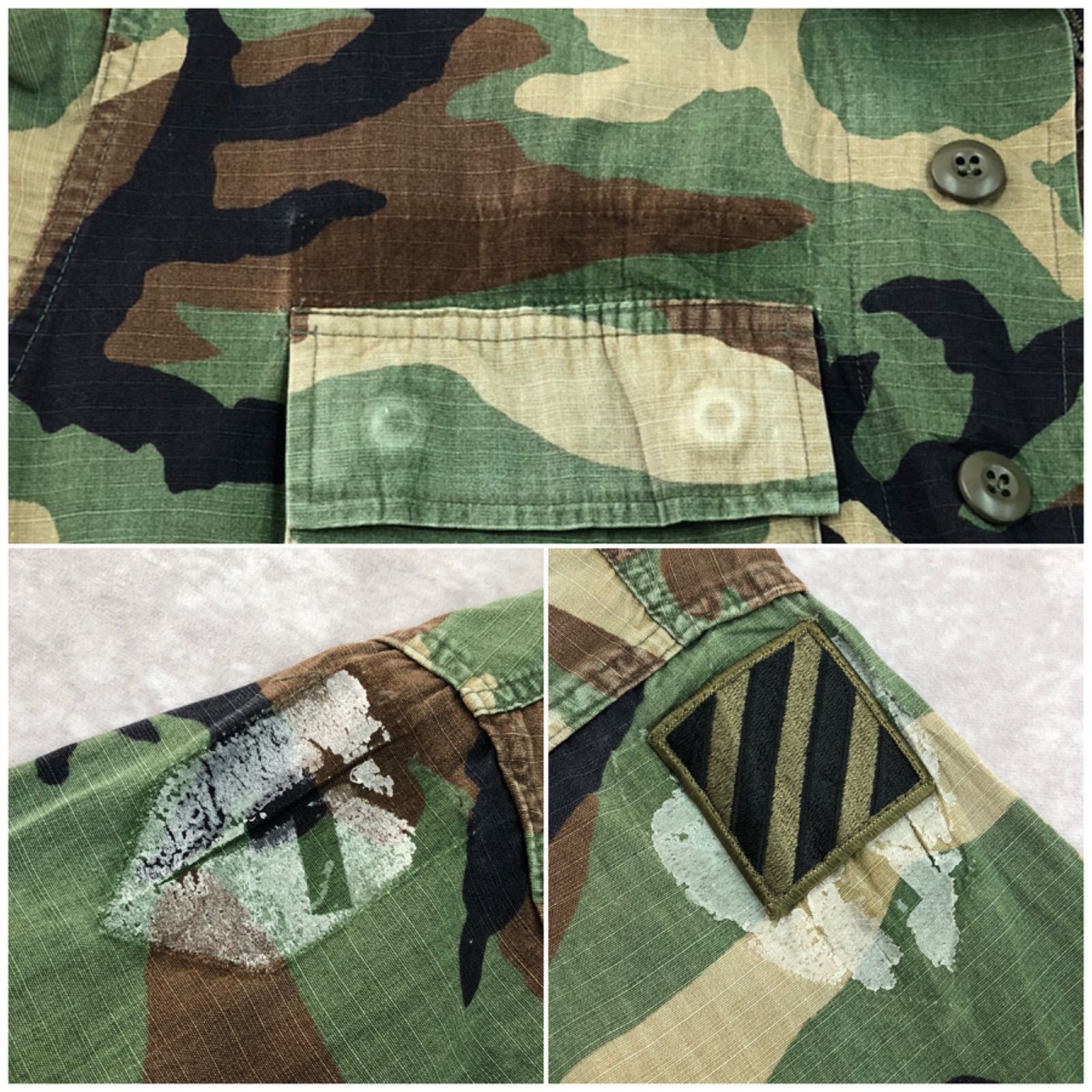 米軍実物 U.S.ARMY 90s 1996年製 カモフラ 迷彩柄 フィールド 