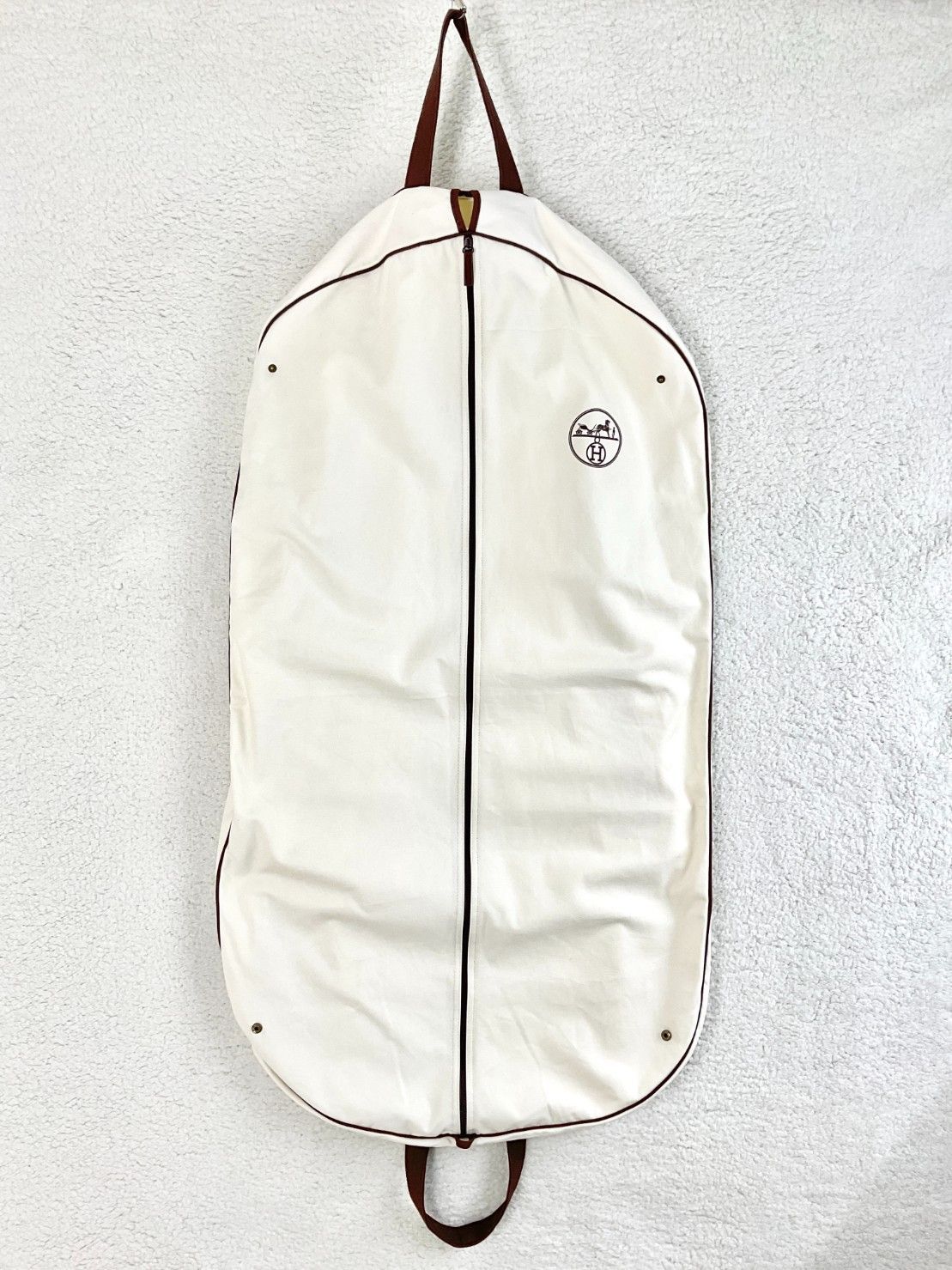 極美品 HERMES エルメス 50 ブラック 下げ札付き オーダー品 W