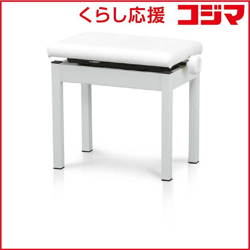 KAWAI】ピアノ椅子 ウォールナット 猫脚 高低自在椅子 生地張りタイプ