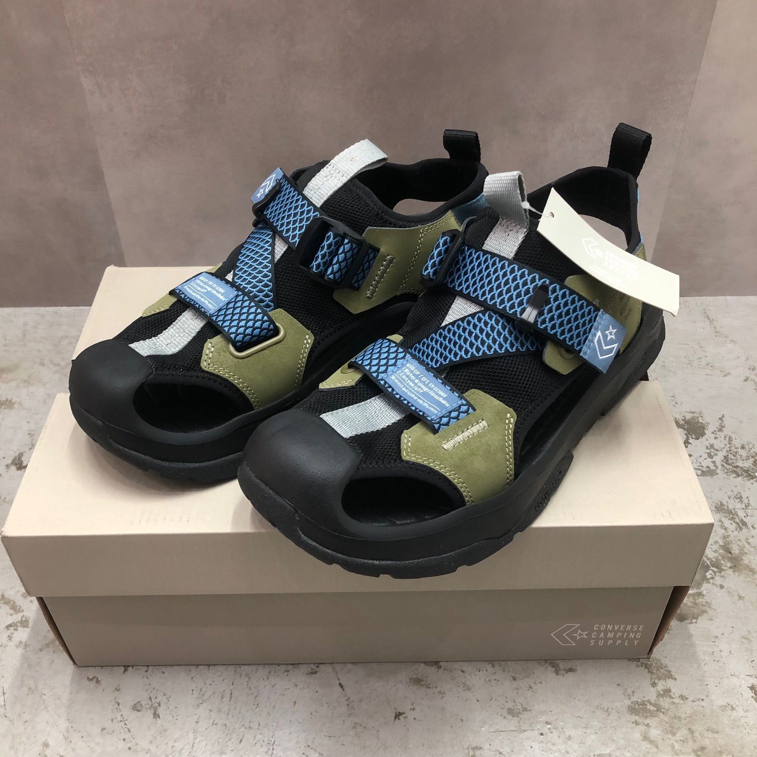 新品 CHEVRON&STAR/ CONVERSE Chaos Fishing Club CAMPING