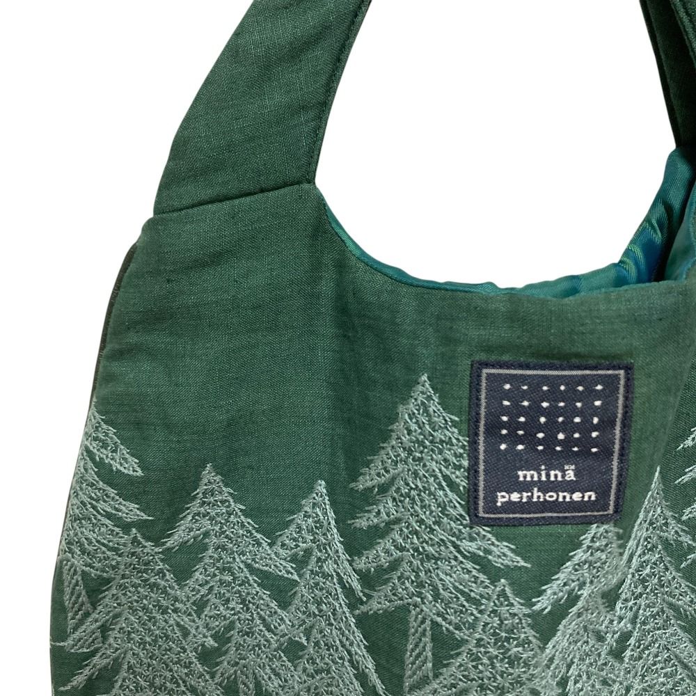 新品同様 mina perhonen ミナペルホネン land theater エッグバッグ