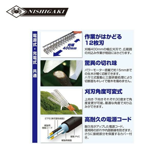 ニシガキ 電源式