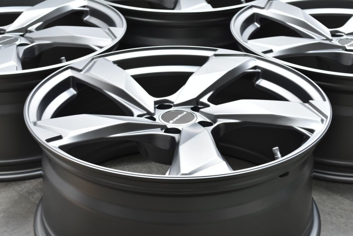 程度良好品 ユーロアクシス クロスエッジ 20in 8.5J 27 PCD112 4本セット 交換用 インチアップ カスタム アウディ 4M Q7 Q8