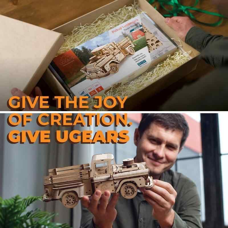 Ugears ピックアップトラックランバージャック
