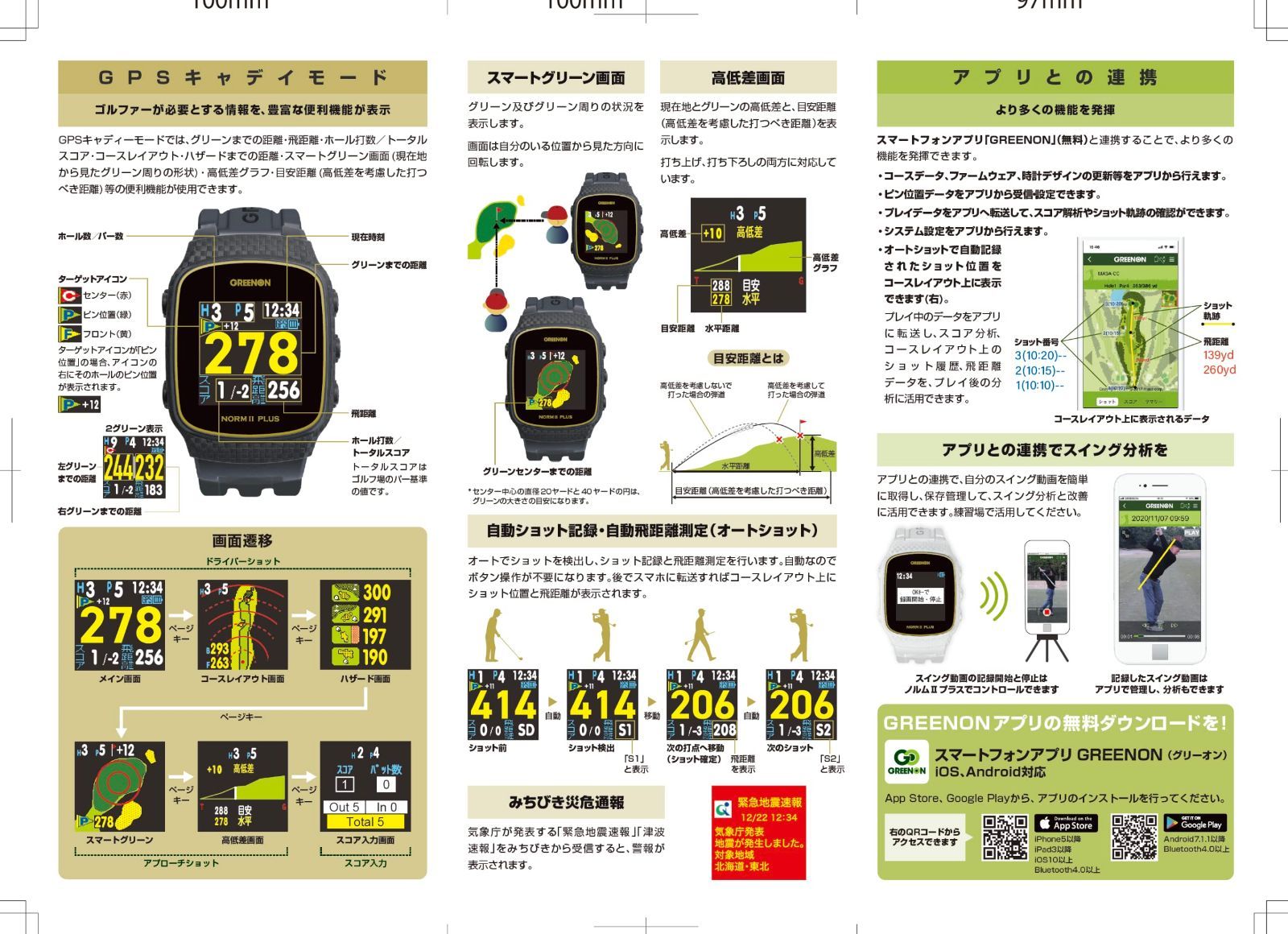 数量限定】DUNLOP ダンロップ スリクソン 距離測定器 グリーンオン ザ