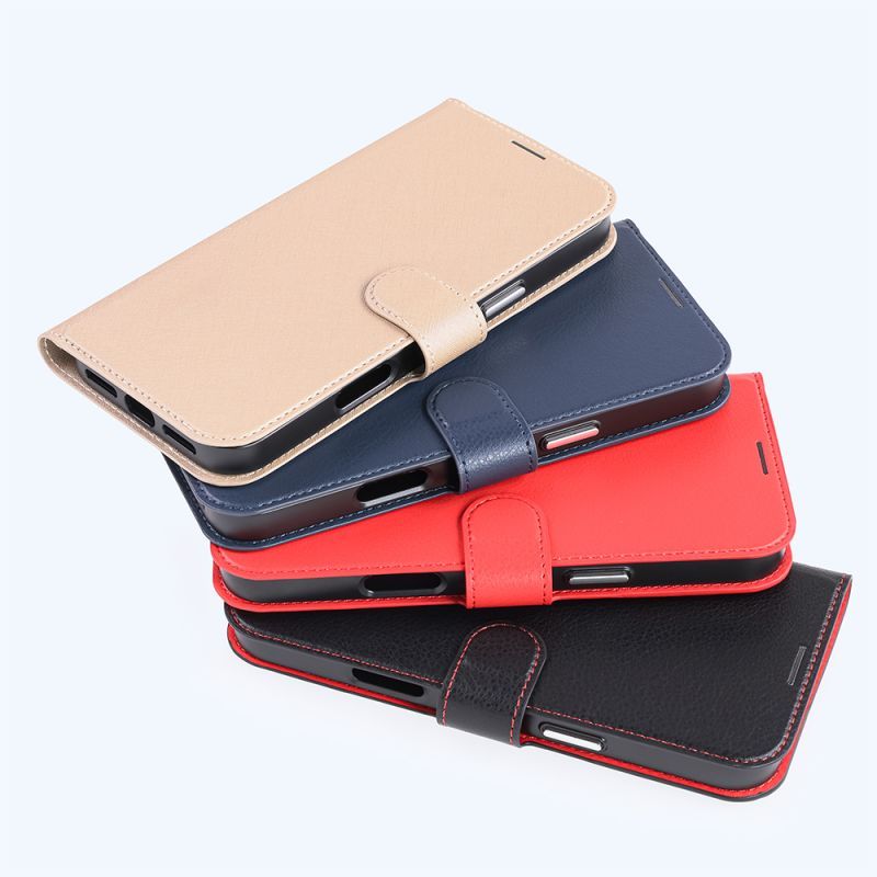 iPhone 17 Pro Max / 手帳型レザーケース シンプル マグネット / ダークネイビー