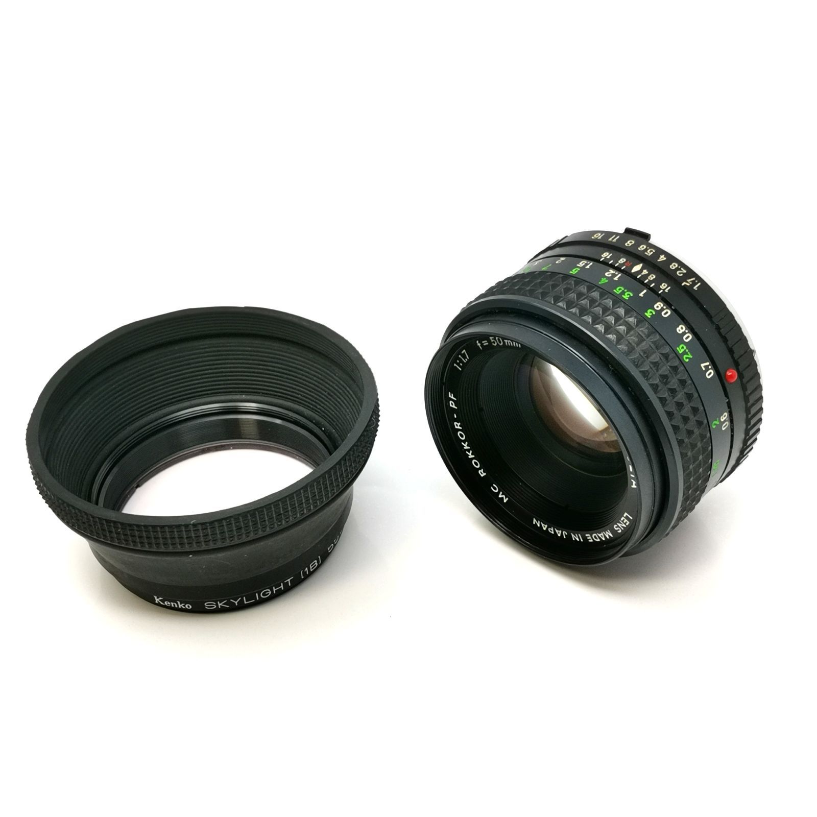 MINOLTA MC ROKKOR-PF 50mm F1.7 美品 レンズ 管理番号